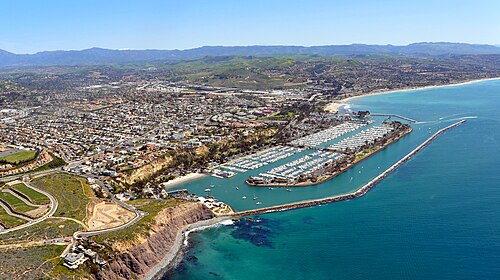Aerial view of Dana Point