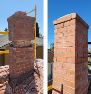 chimney brick repair