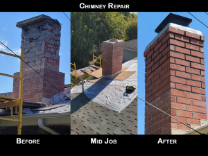 rebuilding the chimney crown