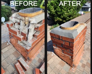 Rebuild of chimney and crown Laguna Hills